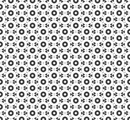 Abstract geometric Seamless pattern . Repeating geometric Black and white texture. geometric decoration