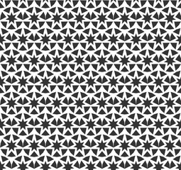 Abstract geometric Seamless pattern . Repeating geometric Black and white texture. geometric decoration
