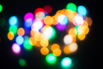 Bokeh - Abstract blurred background - Colorful