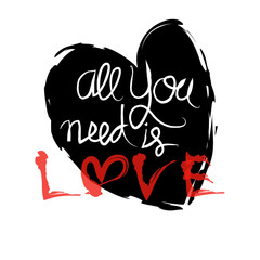 All you need is love card.