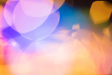 Bokeh - Abstract blurred background - Colorful
