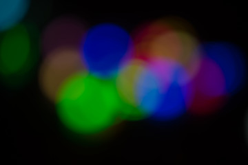 Bokeh - Abstract blurred background - Colorful