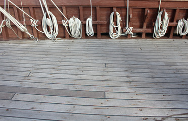 rope of old galleon