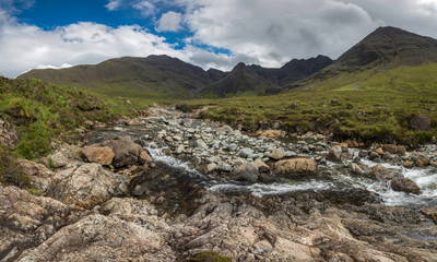 Fototapeta na wymiar Fairy Pools Isle of Skye Scotland