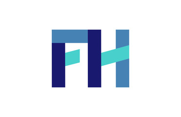 FH Ribbon Letter Logo 