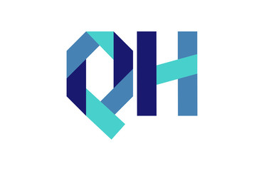 QH Ribbon Letter Logo 