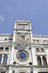 Fototapeta premium Astrology clock on the side of St. Marco square