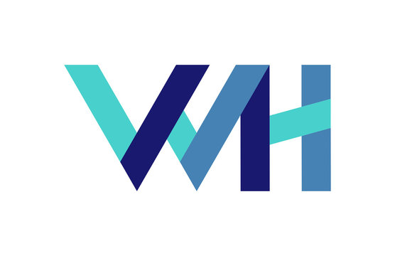 WH Ribbon Letter Logo 