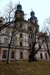 Wejście do klasztoru w Lubiążu - jednego z największych budynków pałacowych w Europie