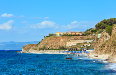 Fototapeta na wymiar Tyrrhenian sea landscape, Calabria, Italy