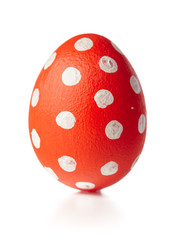 easter eggs isolated on white