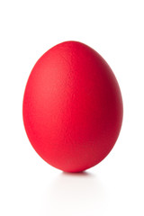 easter eggs isolated on white
