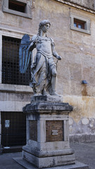 Panorama View of  Rome city from top of St. Peter's Basilica, Rome Italy
