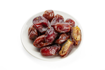 date fruit isolated on white