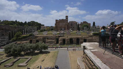 Obraz premium Internal view of Colosseum, Rome, Italy