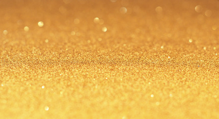 Golden glitter background