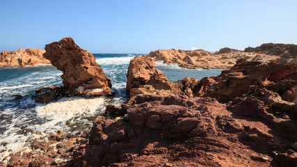 Fototapeta na wymiar Cala Pregonda - isola di Minorca (Baleari)