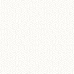 Vector seamless subtle pattern. Modern stylish texture with monochrome trellis. Repeating geometric hexagonal grid. Simple graphic design.