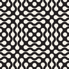 Vector seamless lattice pattern. Modern stylish texture with monochrome trellis. Repeating geometric grid. Simple design background.