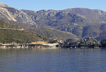 Obraz premium seaside in city Budva, Montenegro