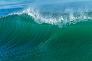 Fototapeta na wymiar Wave Ocean Scenic Hollow Crashing Water 