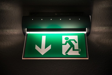 emergency exit sign
