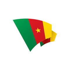 Cameroon flag, vector illustration