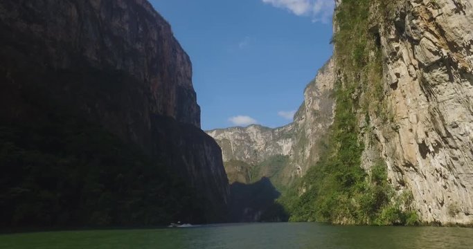 sumidero canyon national park in chiapas mexico