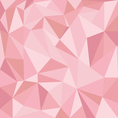 Fototapeta premium Pink Abstract polygonal mosaic background. Low Poly Style, Vector illustration, Business Design Templates.