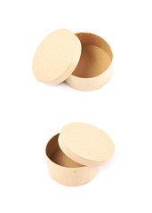 Paper gift box isolated