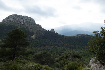 beautiful rocky region around el Chorro in Andalusia