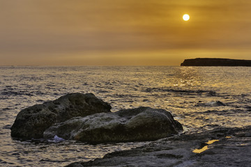 Fototapeta na wymiar Mediterranean Sunrise