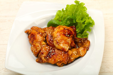 Teriyaki thighs