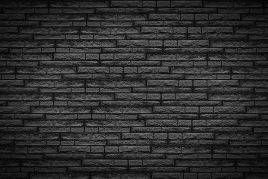 Black brick wall - Dark background