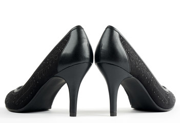 Pair of black shoes