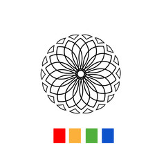 Mandala, Vector Mandala, floral mandala, flower , oriental mandala, coloring, book page, template