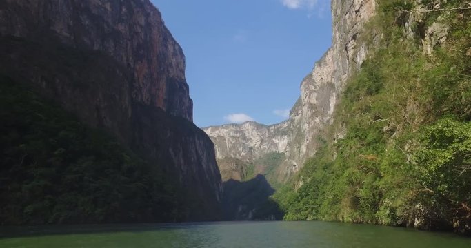 sumidero canyon national park in chiapas mexico