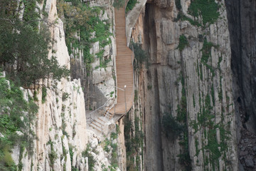 former scary route caminito del rey in el chorro