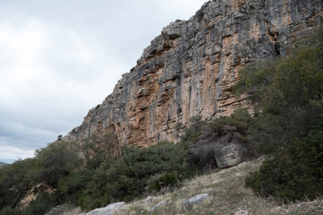 beautiful rocky region around el Chorro in Andalusia