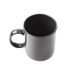 Ceramic cup isolated