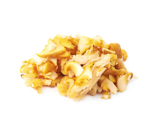 Yellow chanterelle mushroom isolated