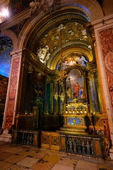 golden church in lisboa