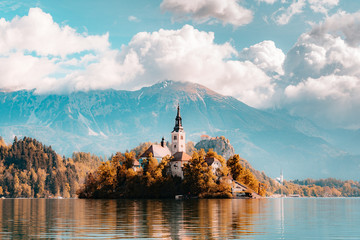 Bled Lake, Slovenia, Europe - obrazy, fototapety, plakaty