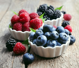 Sweet berries mix .