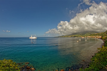 Saint-Pierre Bay - Martinique - FWI