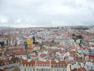 Fototapeta na wymiar View over Lissabon