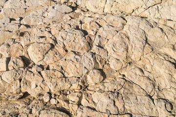 Detailaufnahme - Vertrockneter Sand im Uferbereich am Embalse de la Pedrera