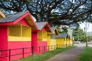 Vendor Booths Around The Queen