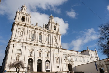 Sao vicente cathedral in lissabon