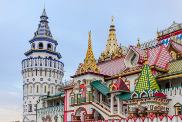 Fototapeta premium Izmailovo Kremlin, a popular touristic spot in Moscow, Russia